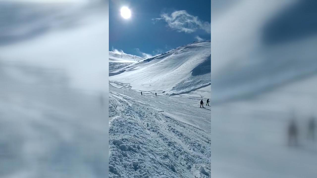 Kayakçılara Kapalı Alan Palandöken'de Çığ Düştü