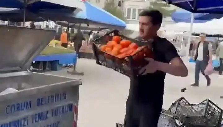 Domatesleri Çöpe Döken Pazarcıya Ödenmesi Güç Cezalar Geliyor