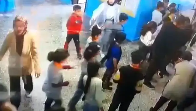 Mardin’de Dili Boğazına Kaçan Öğrenciyi Müdür Yardımcısı Kurtardı