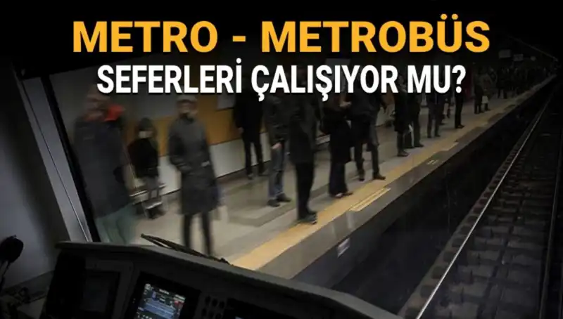 İstanbul'da Ulaşım Hayatında Şok! Metro ve Metrobüs Hattı Durumunu Öğrenin