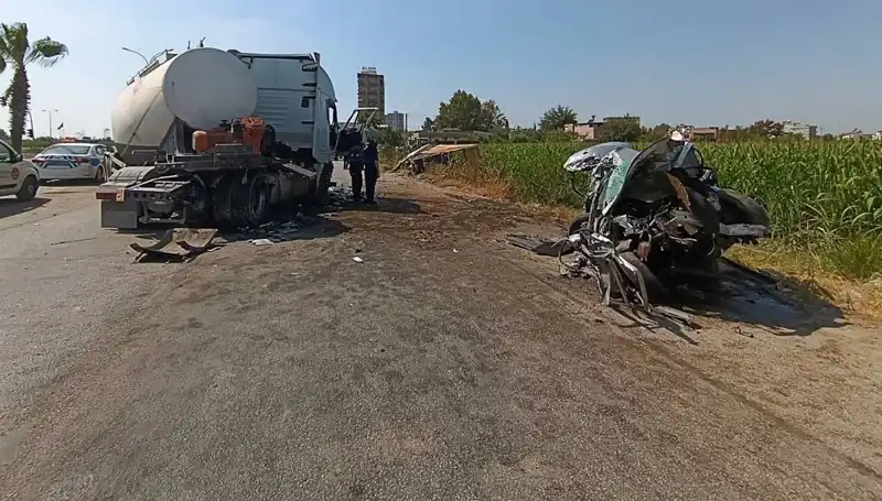 Adana'da Tanker ve Araçlar Arasında Faciaya Neden Olan Kaza