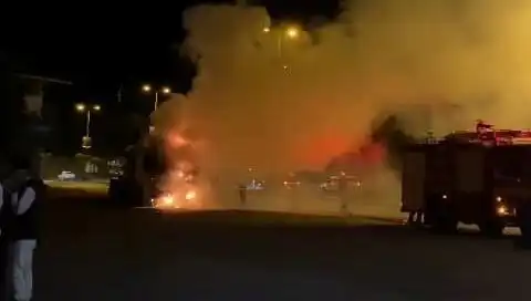 Zonguldak’ta Seyir Halindeki TIR’ın Alev Alması, Trafiği Kilitledi