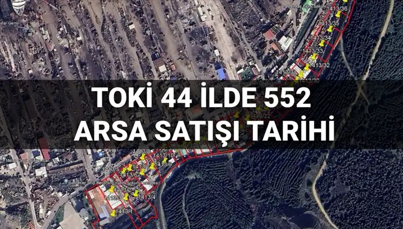 2025’te TOKİ ile 552 Arsa Satışı: Tüm İllerde Yatırım Fırsatları