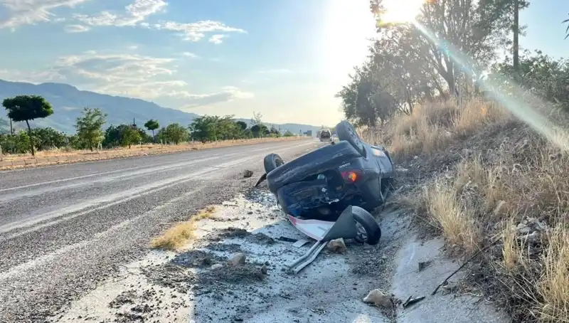 Adıyaman'da Otomobil Kazası: Takla Atan Araçta Şok Anlar Yaşandı