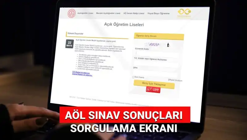 AÖL Sınav Sonuçları Açıklandı mı? Sorgulama Ekranı Yayınlandı!