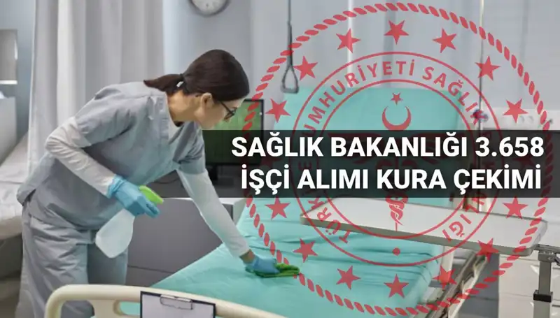 Sağlık Bakanlığı 2025’te 3.658 İşçi Alımı İçin Kura Tarihini Açıkladı!