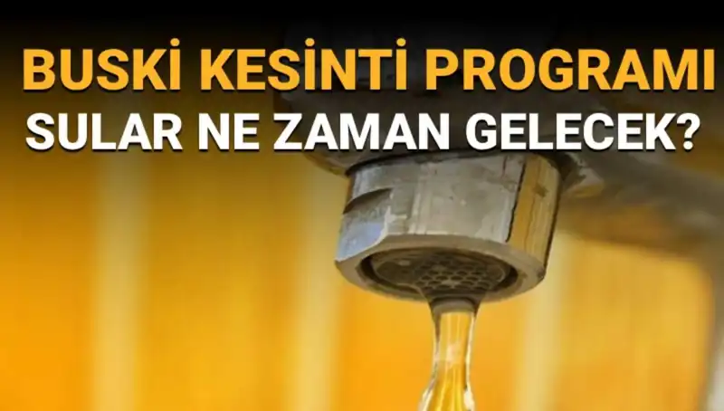 Bursa Nilüfer'de Su Kesintisi Sonrası Yeni Program Açıklandı