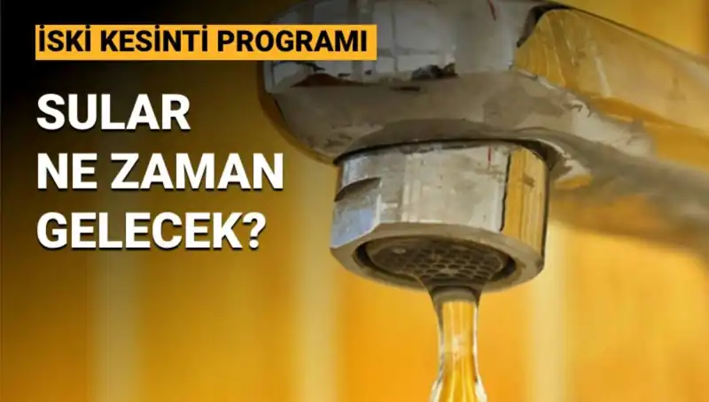 İstanbul'un Su Kesintisi Programı: 3 Mayıs'ta Hangi Bölgelerde Su Olmayacak?